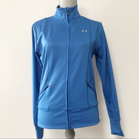 Under Armour track jacket cornflower blue colour workout athletic wear - Picture 1 of 7